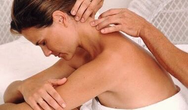 Therapeutic massage for cervical chondosis